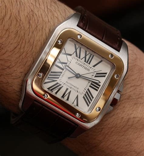 cartier santos misura media|cartier santos 100 watch.